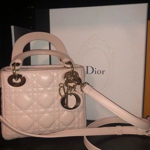 Christian Dior Lady Dior Mini Baby Pink